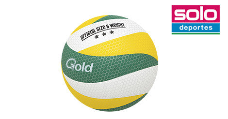 Pelota De Voley Gold Pu Lux Numero 5 Blanca
