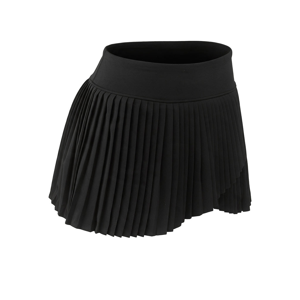 Pollera Con Calza De Entrenamiento Prizada Mujer Negra
