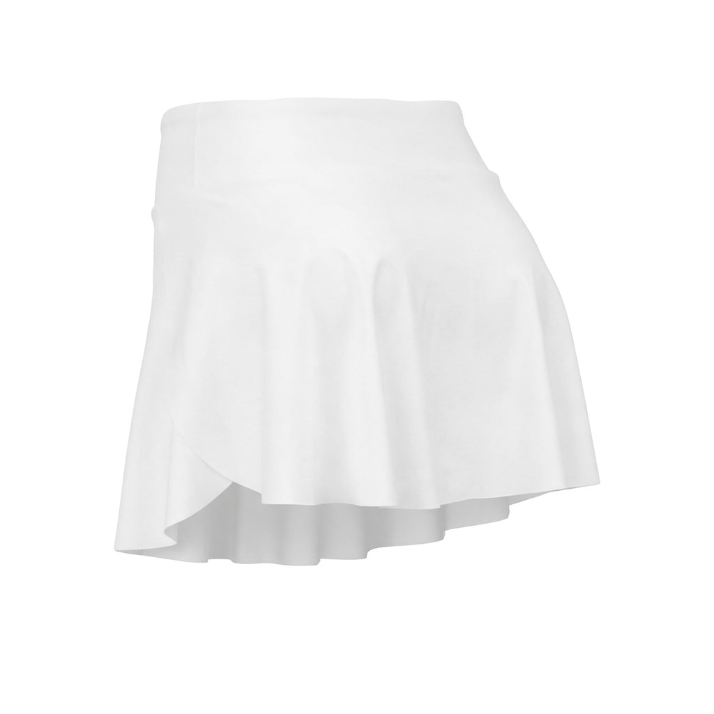 Pollera Con Calza De Yoga Mujer Blanca