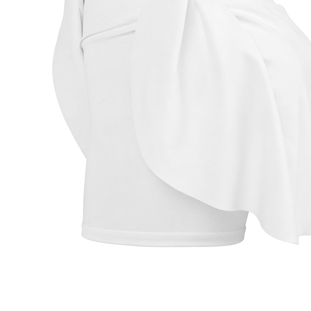Pollera Con Calza De Yoga Mujer Blanca