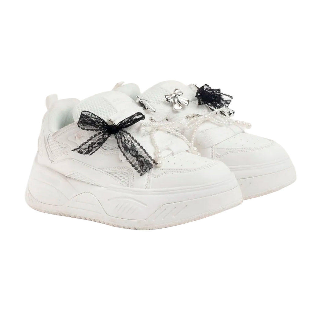 Zapatillas 47 Street Raw Mujer Blanca
