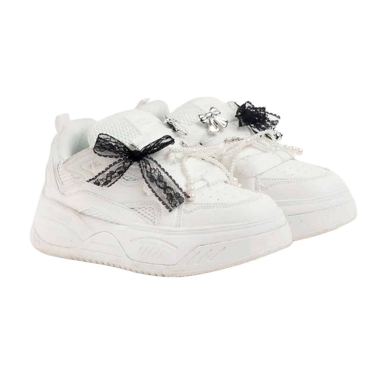 Zapatillas 47 Street Raw Mujer Blanca
