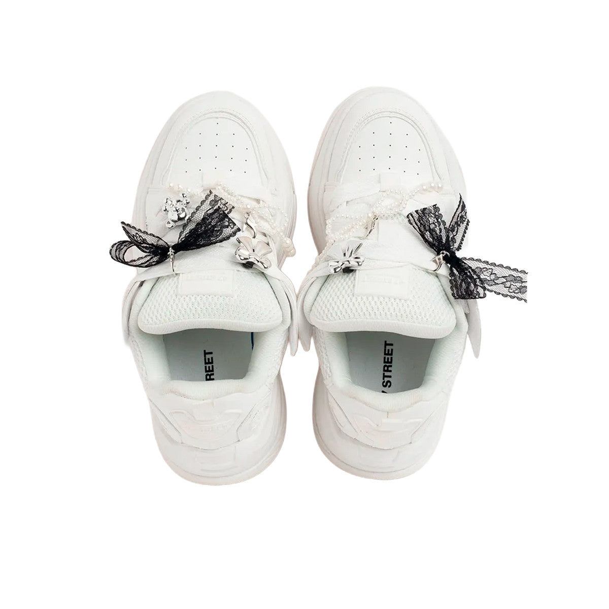 Zapatillas 47 Street Raw Mujer Blanca