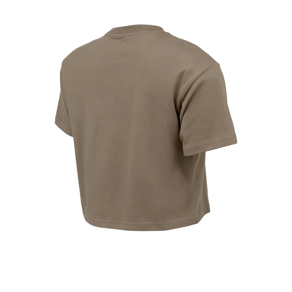 Remera Corta Converse Retro All Star Mujer Beige