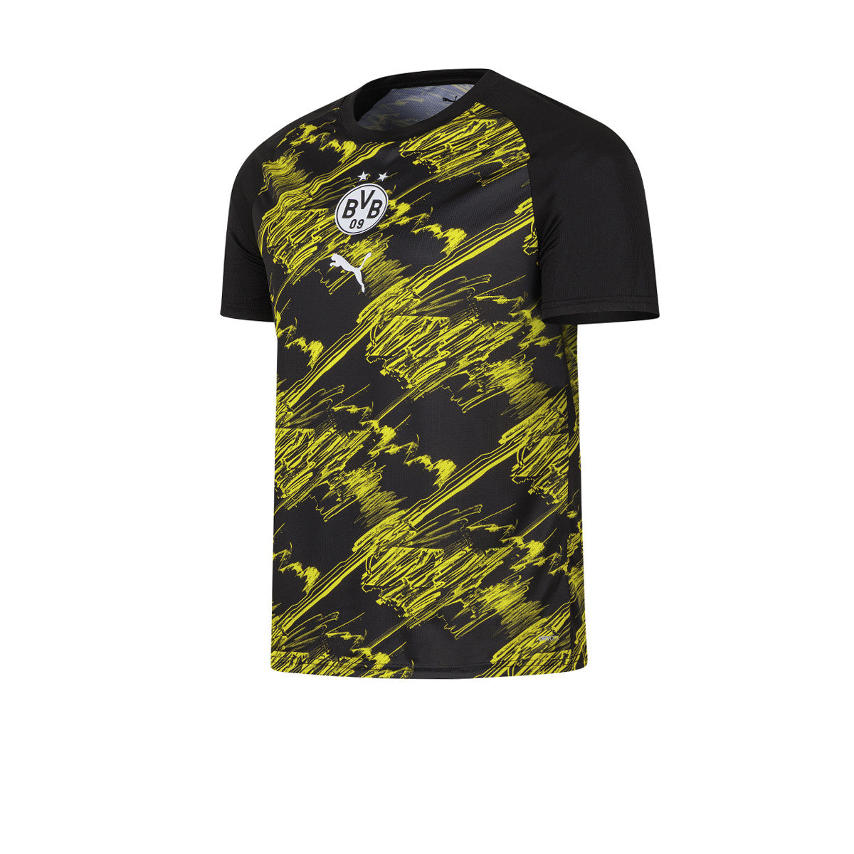 Remera De Borussia Dortmund Puma Prematch Negra