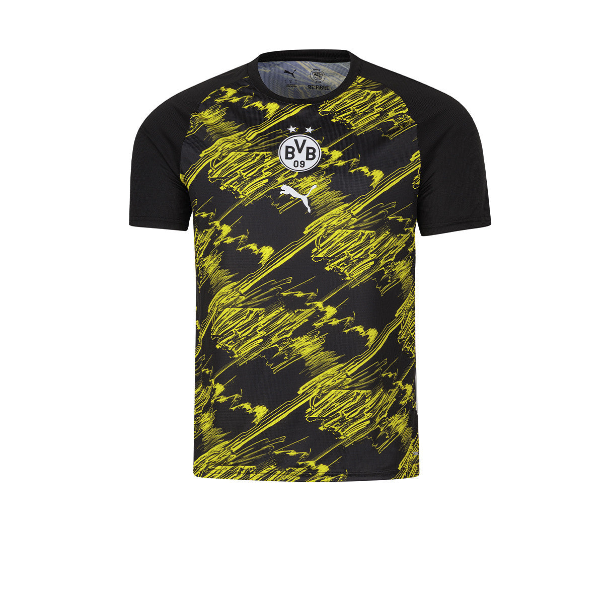 Remera De Borussia Dortmund Puma Prematch Negra
