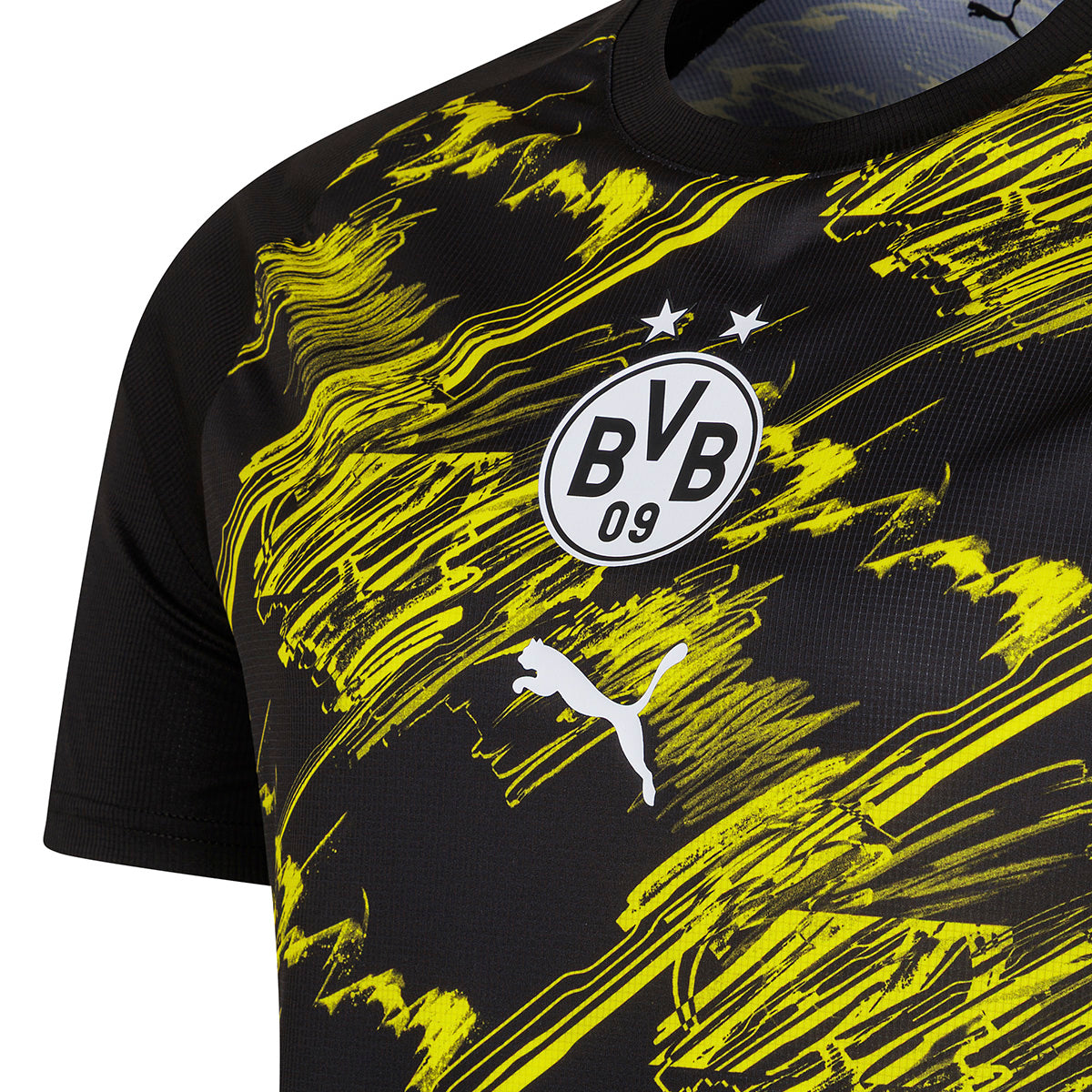 Remera De Borussia Dortmund Puma Prematch Negra