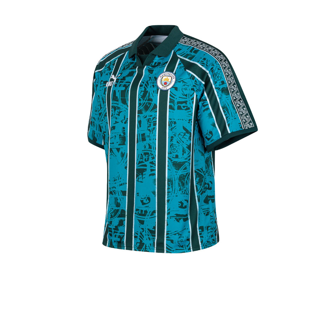 Remera De Manchester City Puma Retro King Turquesa