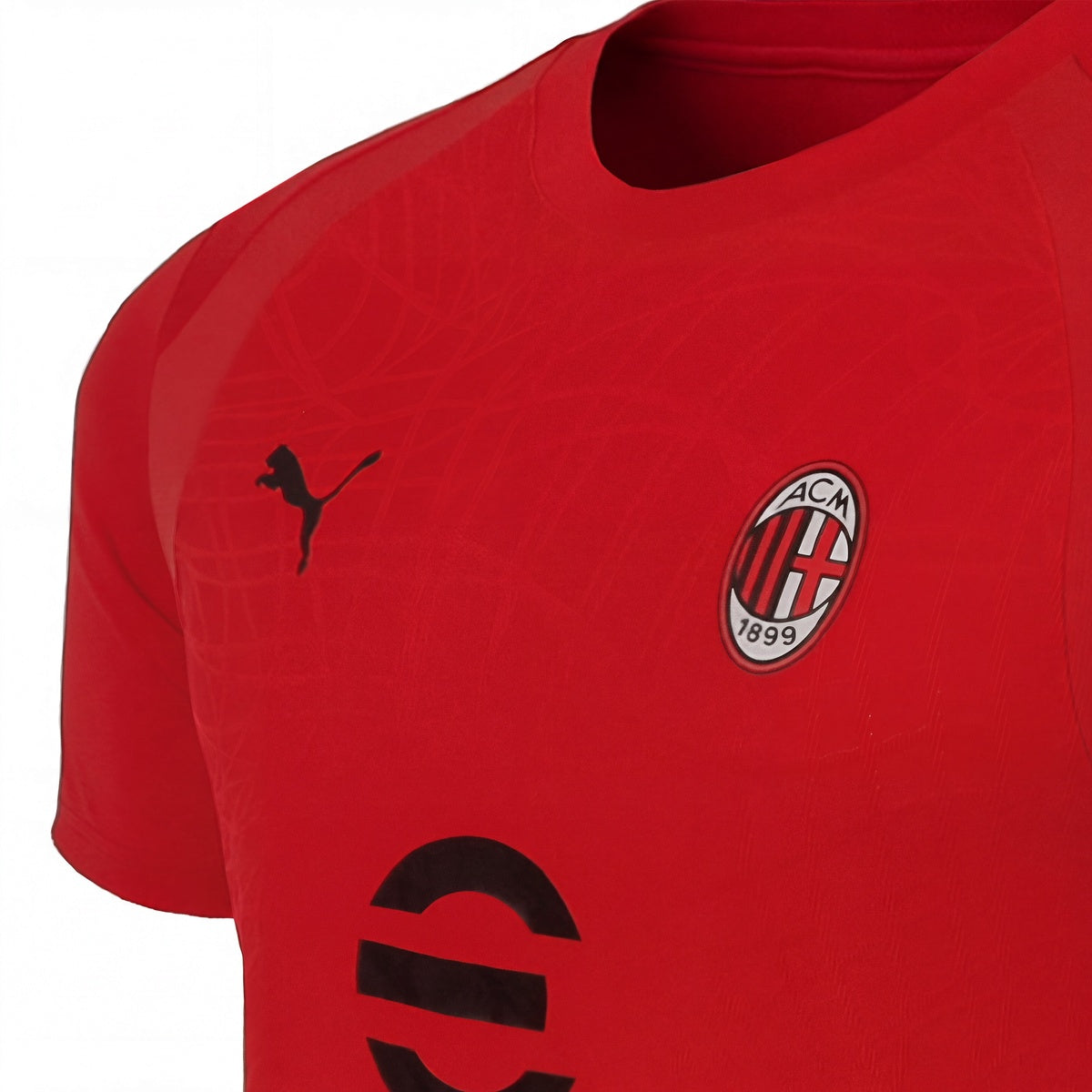 Remera De Milan Puma Entrenamiento Roja