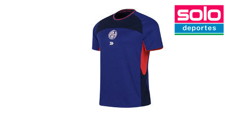 Remera De San Lorenzo Atomik Entrenamiento Azul