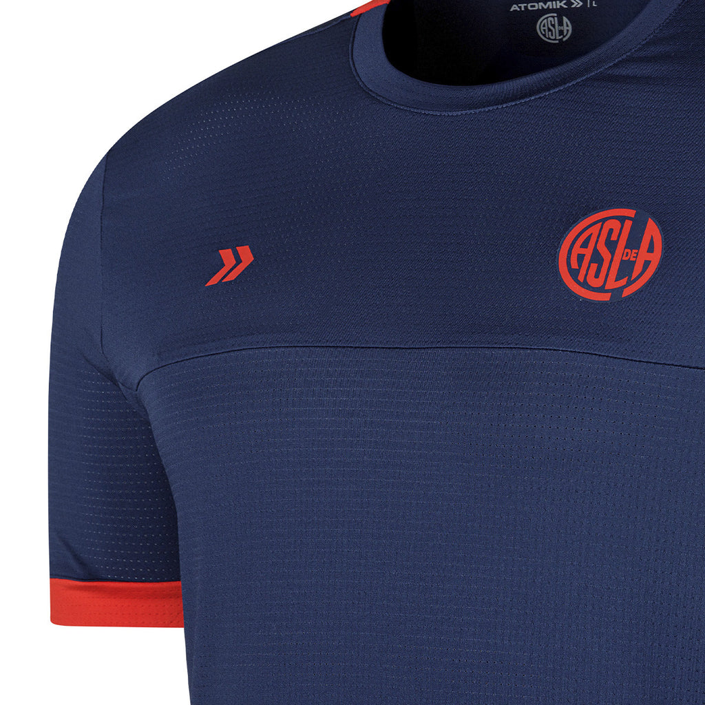 Remera De San Lorenzo Atomik Entrenamiento Azul