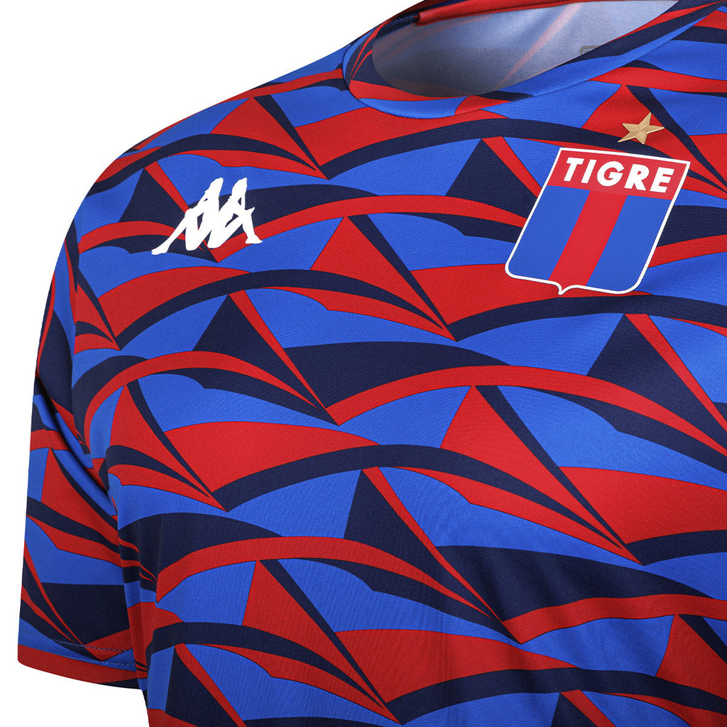 Remera De Tigre Kappa Pre Match Azul