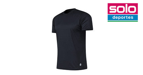 Remera Folau De Running Dry Fit UV15 Negra