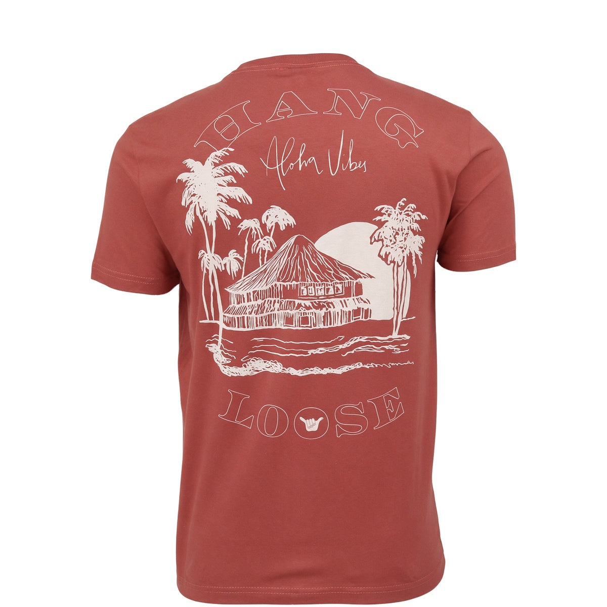 Remera Hang Loose Hut Terracota