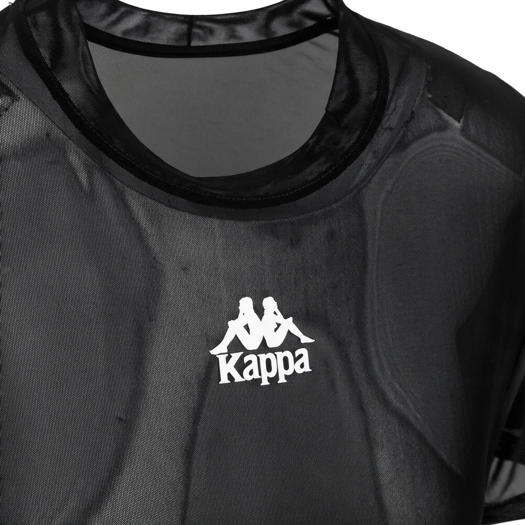Remera Kappa Authentic Terra Mujer Negra