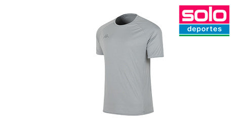 Remera Kappa De Running Foro 2 Gris