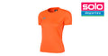 Remera Kappa Eria 2 Mujer Naranja