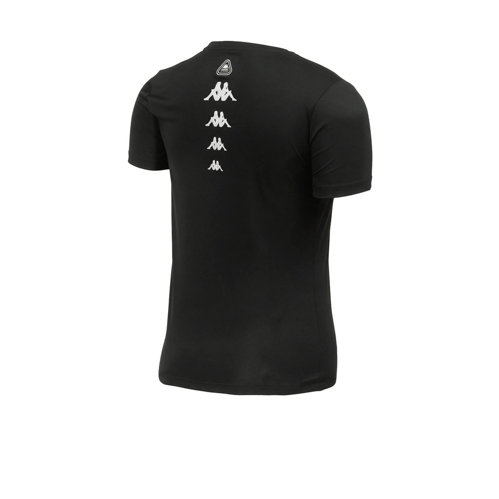Remera Kappa Eria 2 Mujer Negra