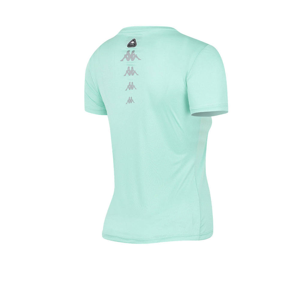 Remera Kappa Eria 2 Mujer Verde