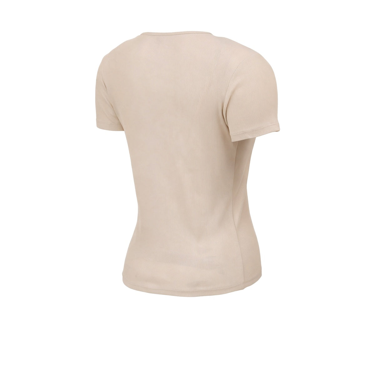 Remera Lisa Mujer Beige