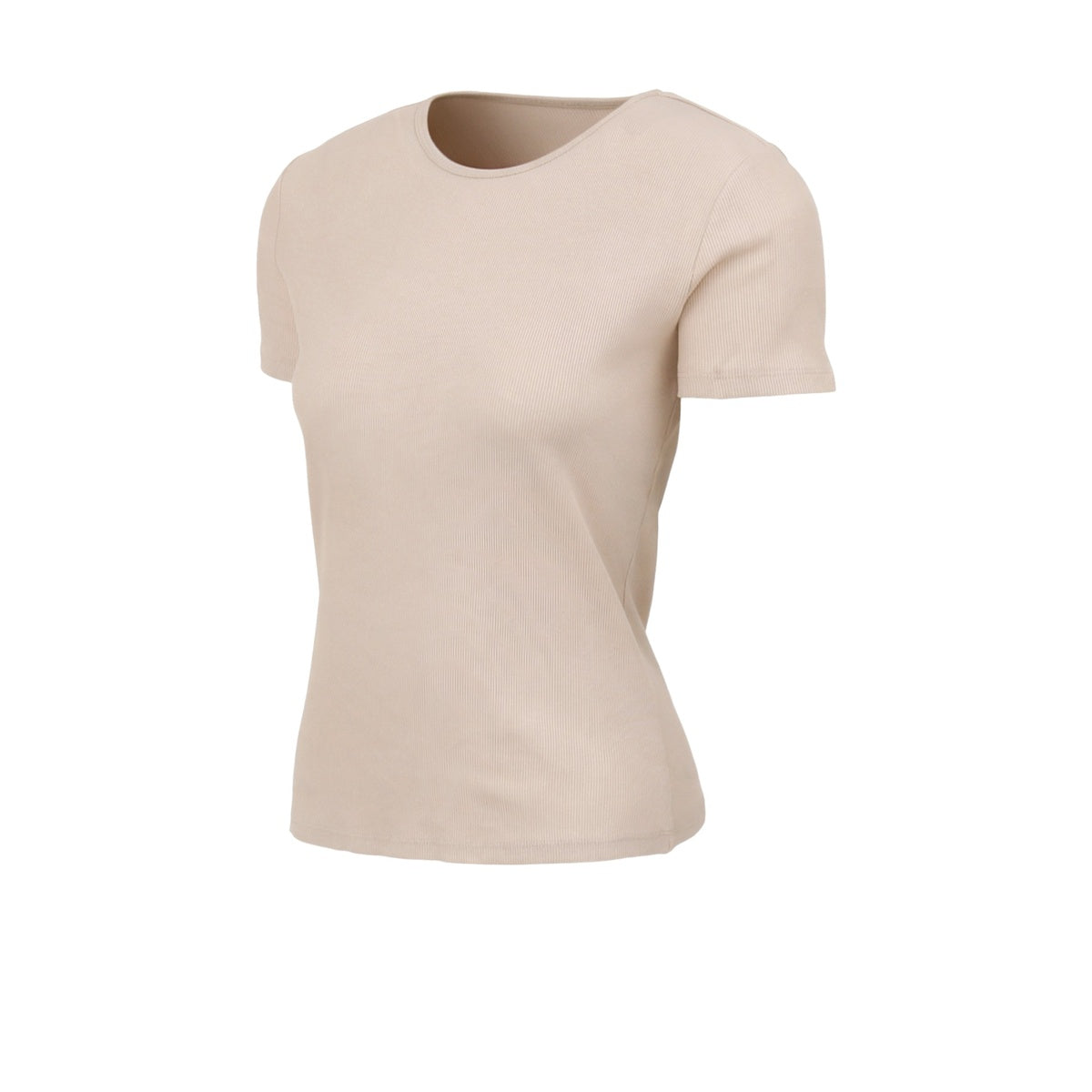 Remera Lisa Mujer Beige