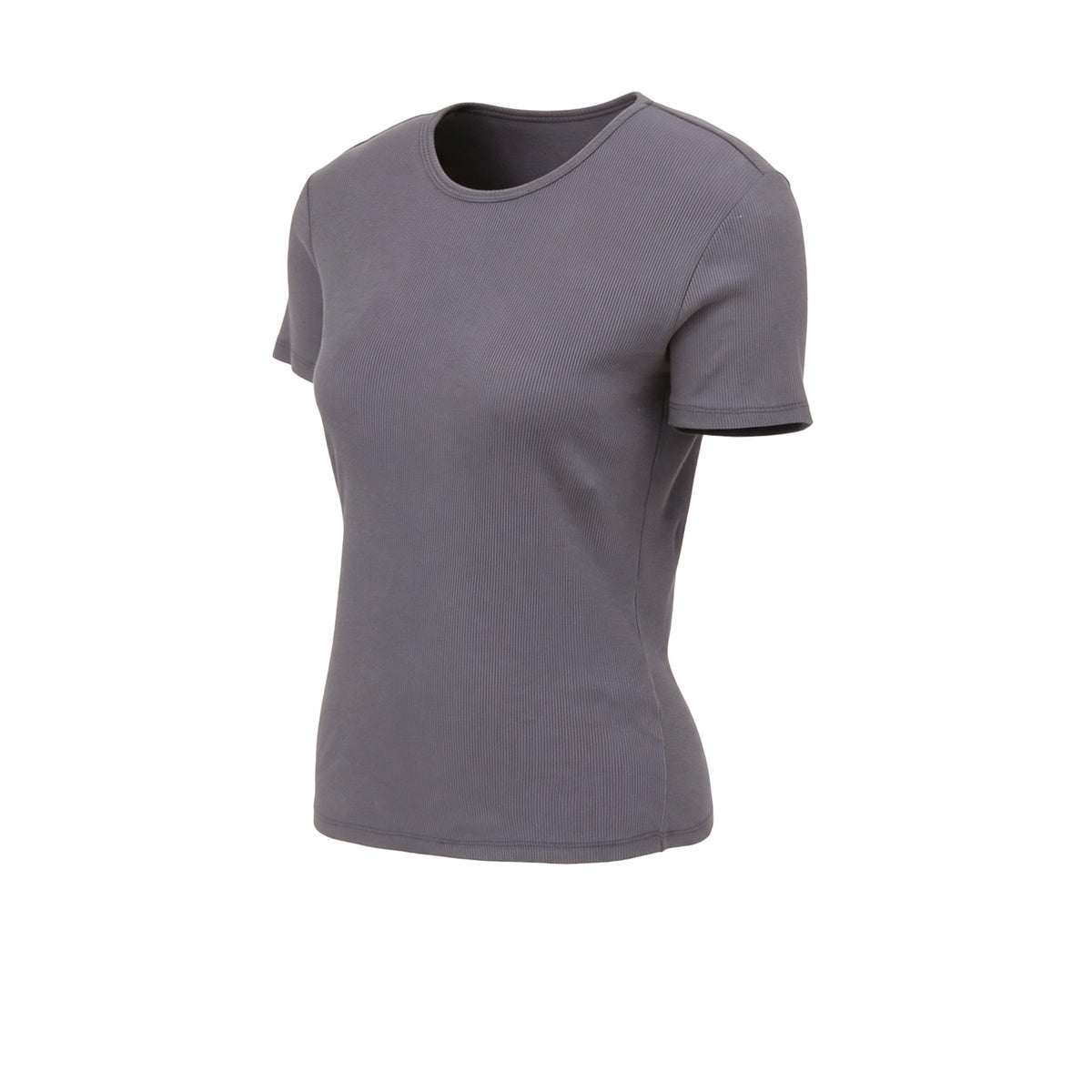 Remera Lisa Mujer Gris
