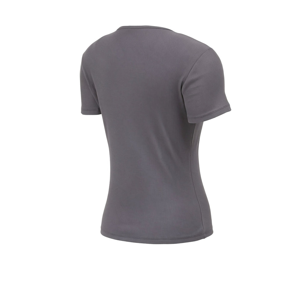 Remera Lisa Mujer Gris