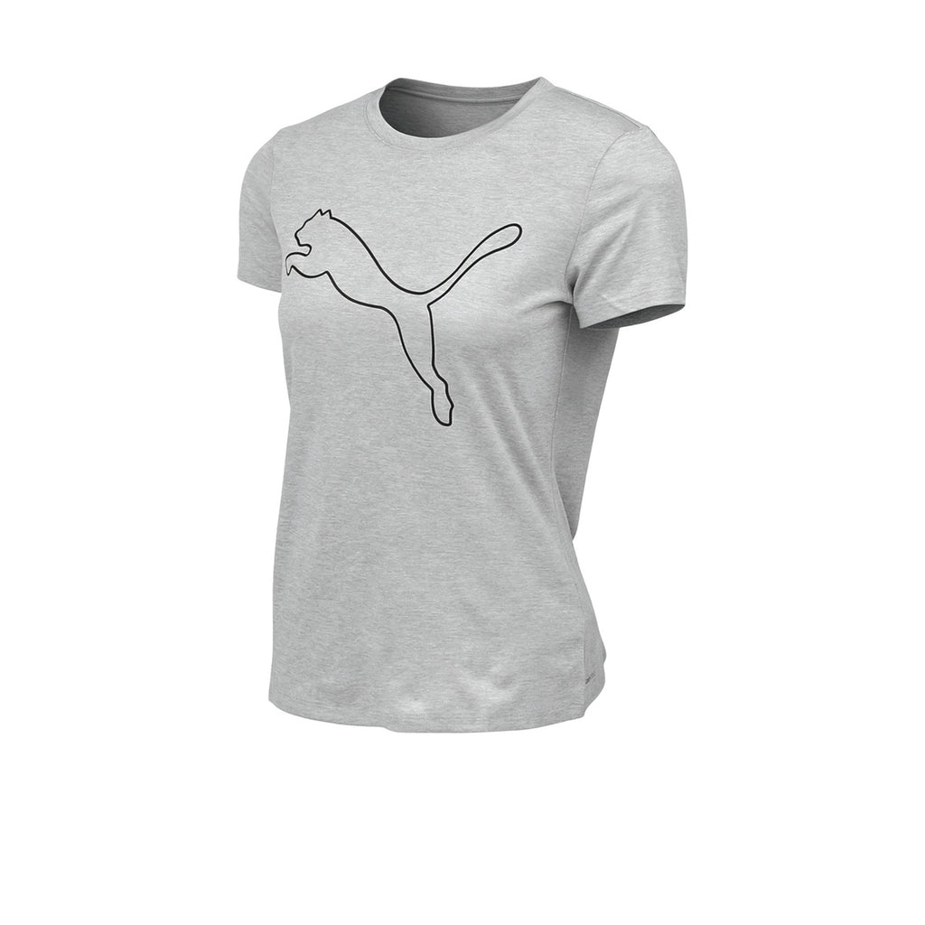 Remera Puma De Entrenamiento TAD Essentials Mujer Gris