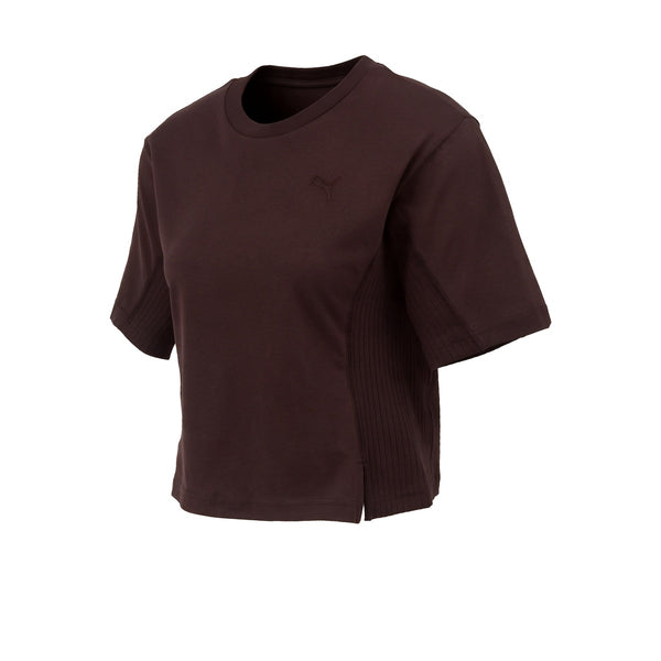Remera Puma Her Relaxed Mujer Marron