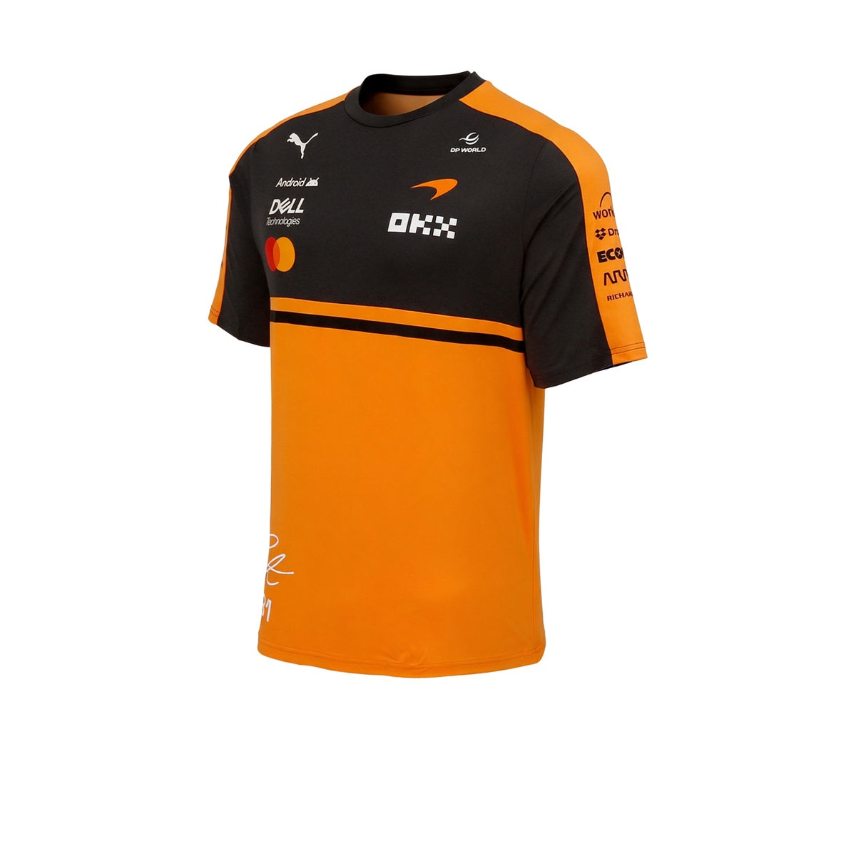 Remera Puma McLaren Racing F1 Team Norris Gris