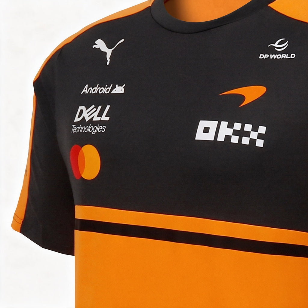Remera Puma McLaren Racing F1 Team Norris Gris