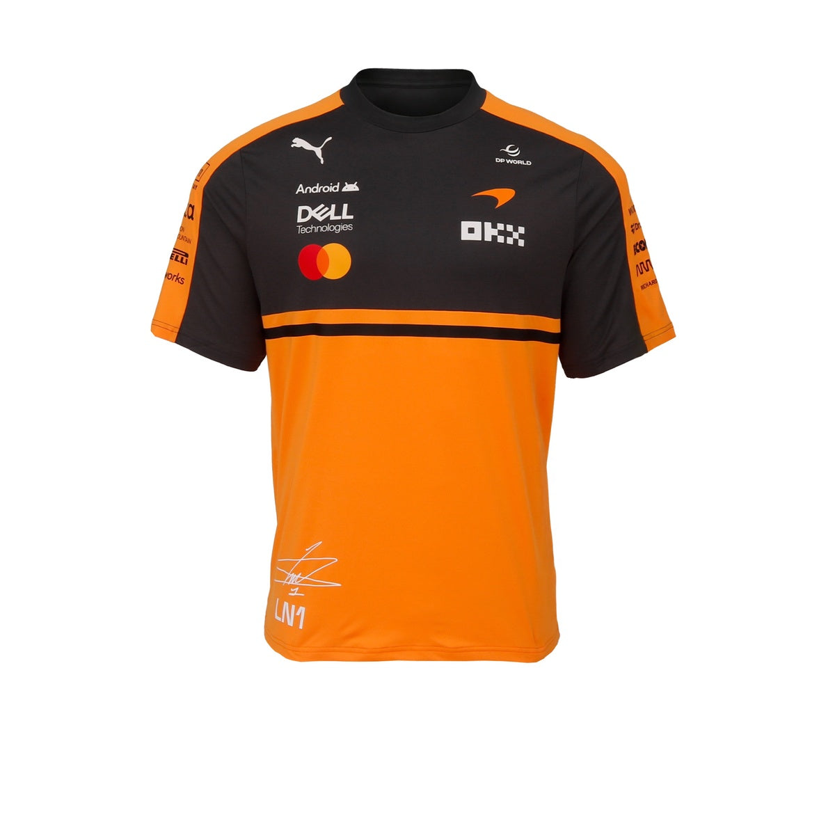 Remera Puma McLaren Racing F1 Team Norris Naranja