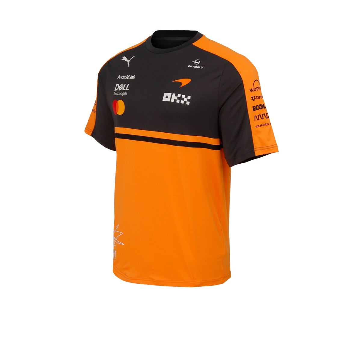Remera Puma McLaren Racing F1 Team Norris Naranja