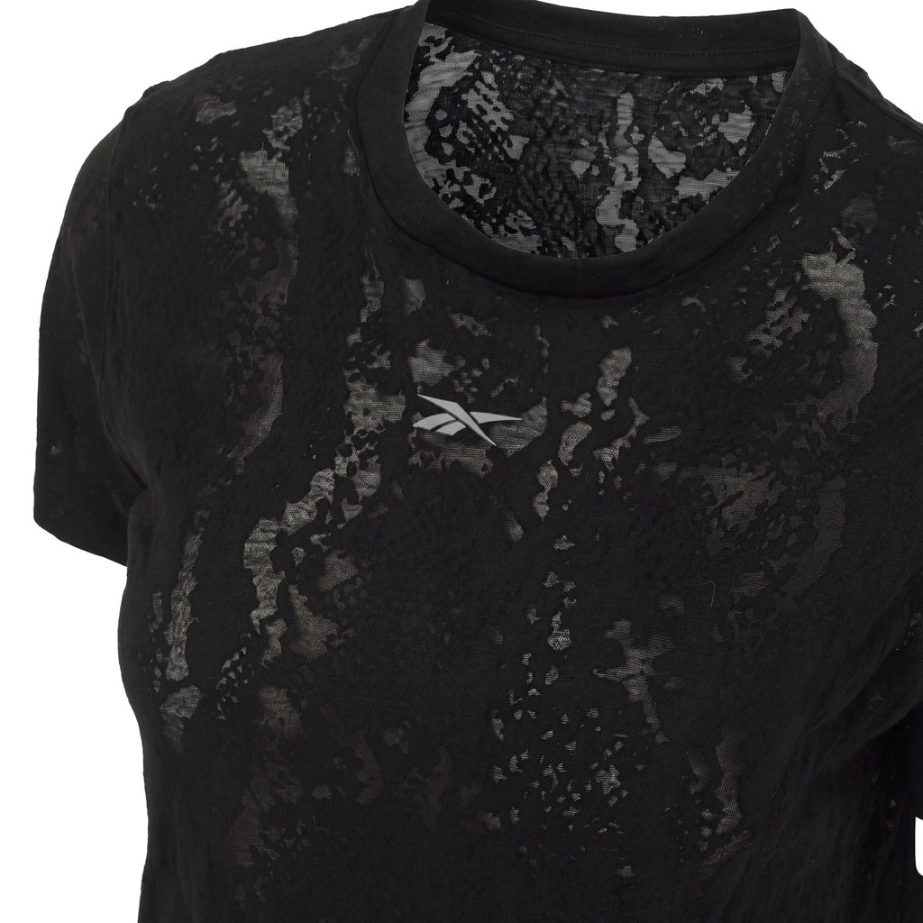 Remera Reebok De Entrenamiento Lux Fitness Mujer Negra