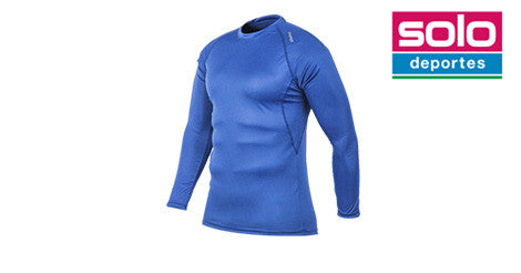 Remera Termica Manga Larga Vairo Super Light Azul