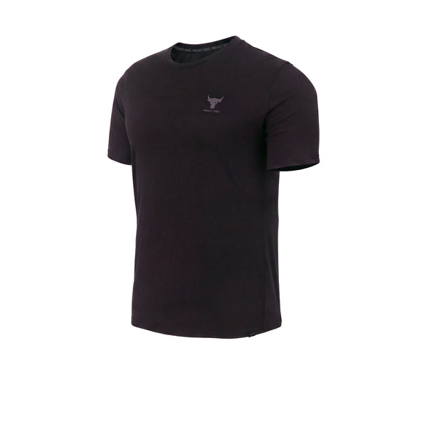 Remera Under Armour De Entrenamiento Project Rock Branded Negra