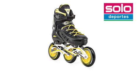 Roller 3 Ruedas Gold Pro Negro