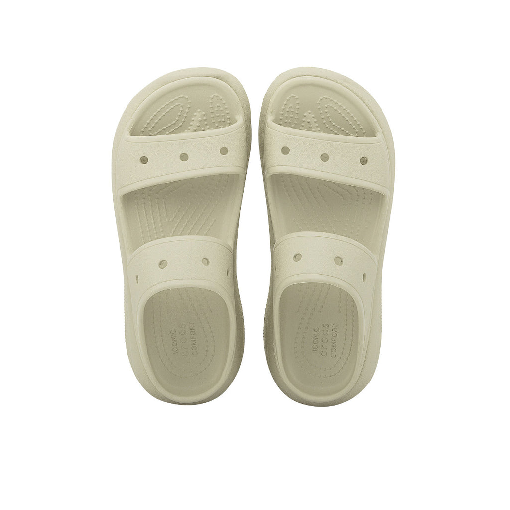 Sandalias Crocs Classic Crush Mujer Beige