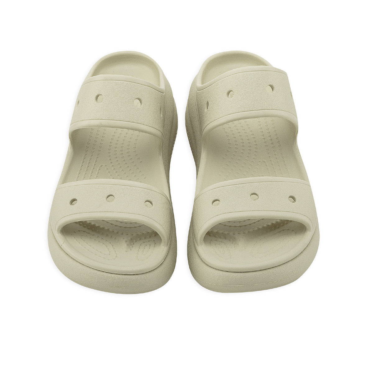 Sandalias Crocs Classic Crush Mujer Beige