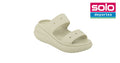 Sandalias Crocs Classic Crush Mujer Beige