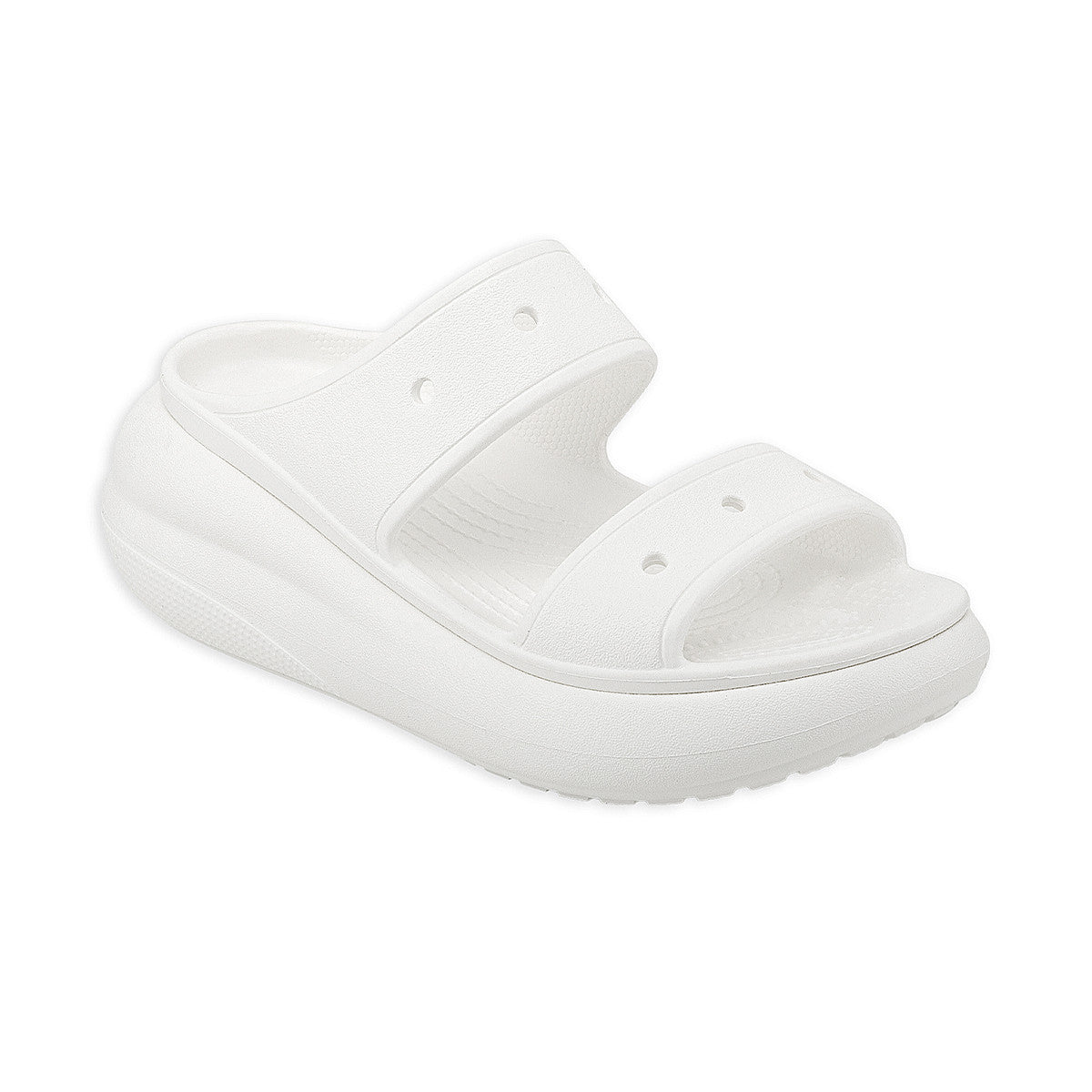 Sandalias Crocs Classic Crush Mujer Blanca