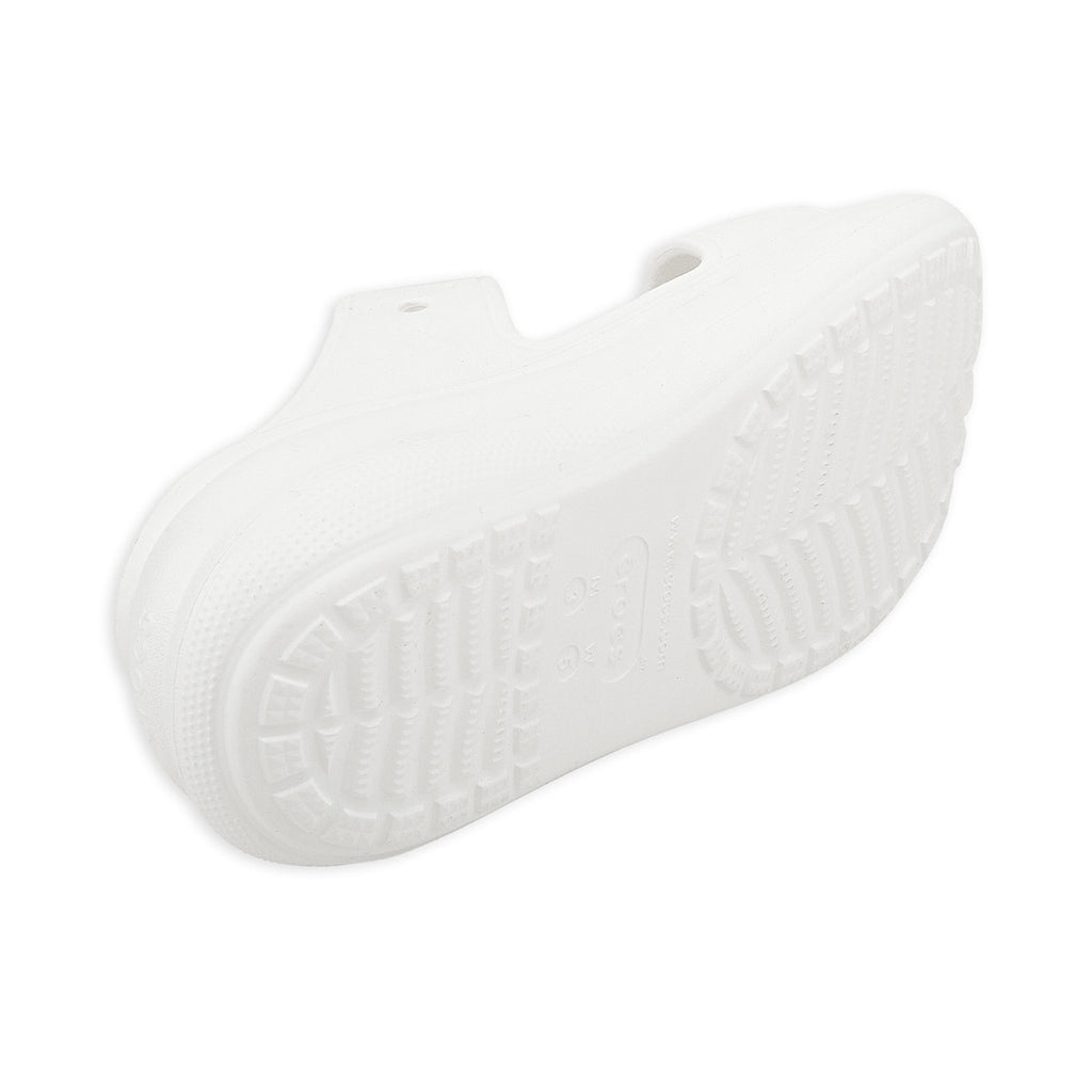 Sandalias Crocs Classic Crush Mujer Blanca