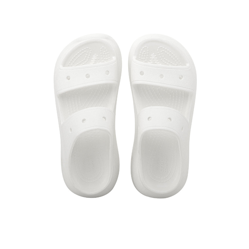 Sandalias Crocs Classic Crush Mujer Blanca