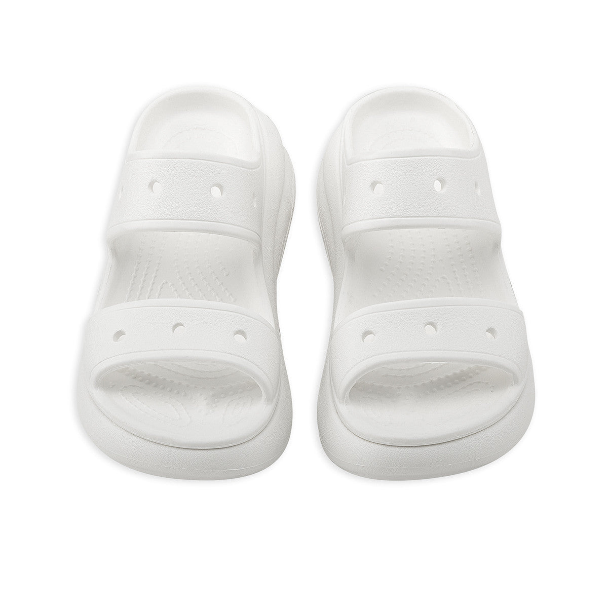Sandalias Crocs Classic Crush Mujer Blanca