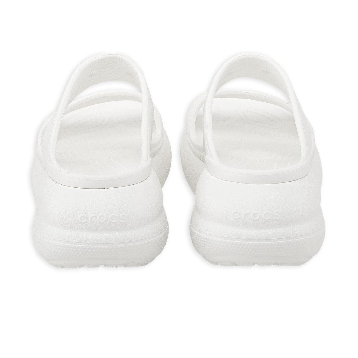 Sandalias Crocs Classic Crush Mujer Blanca
