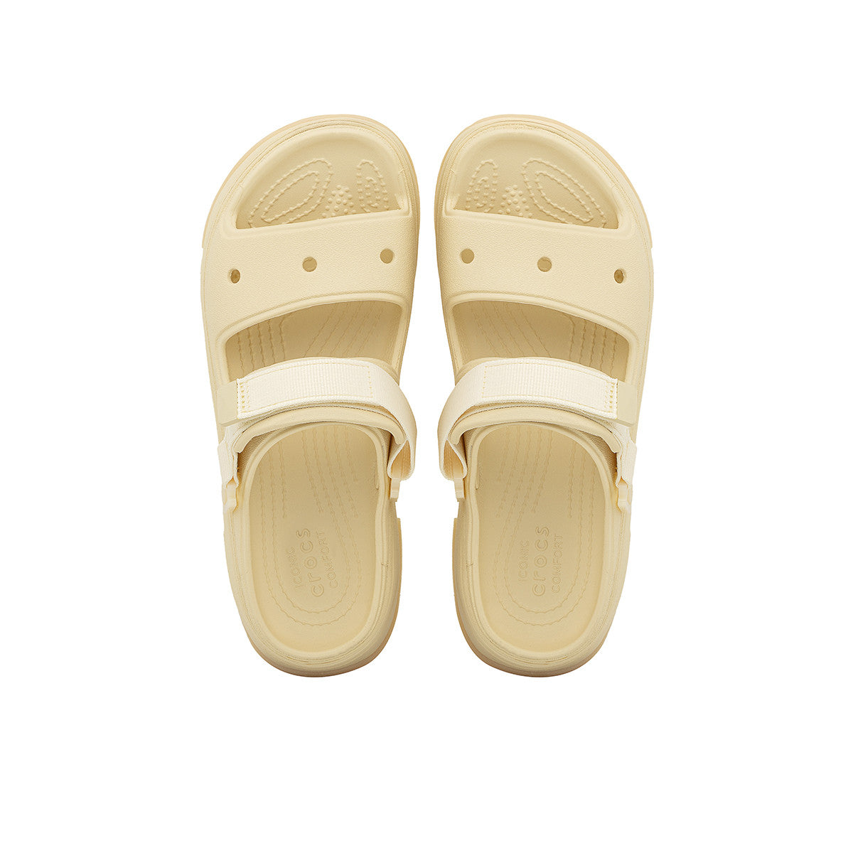 Sandalias Crocs Hiker Xscape Mujer Crudo