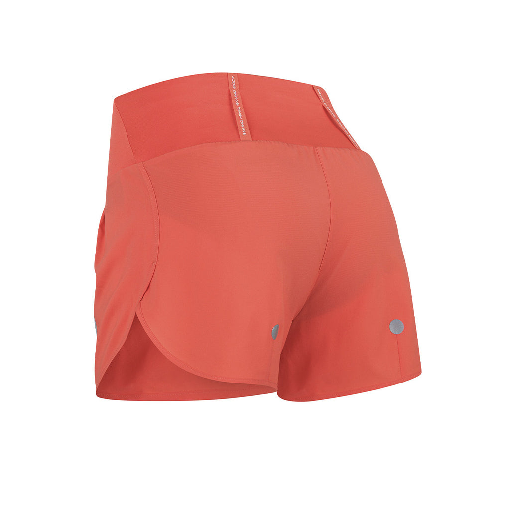 Short Asics De Running Road 3.5 Mujer Coral