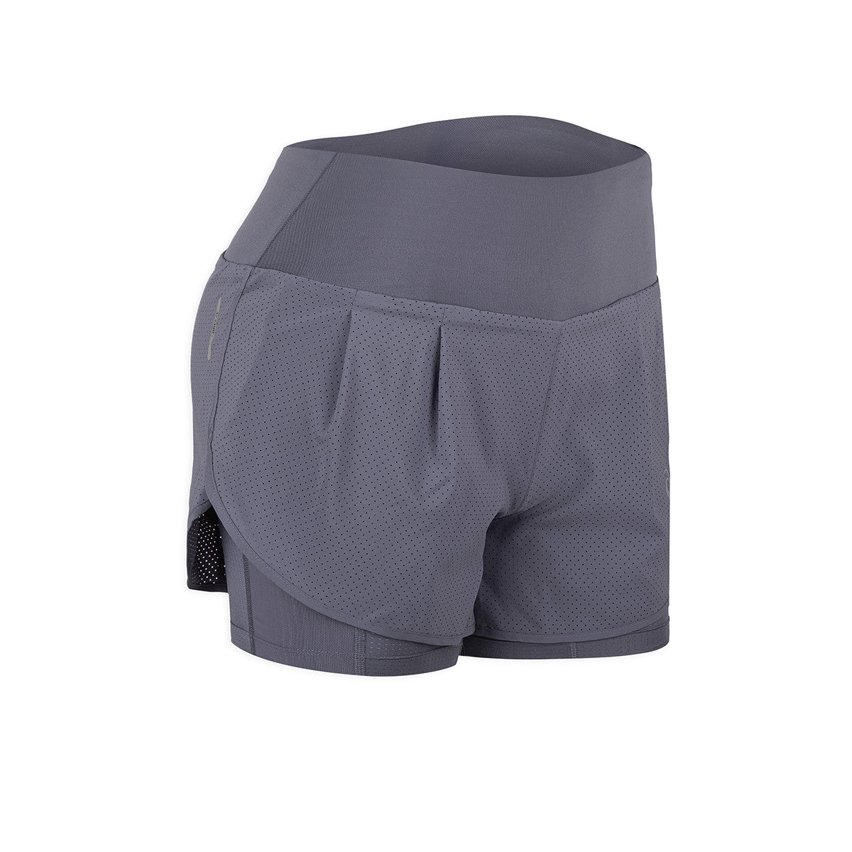 Short Con Calza Asics De Running 3.5 Road Mujer Violeta