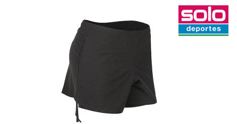 Short Con Calza Asics De Running Mujer Negro