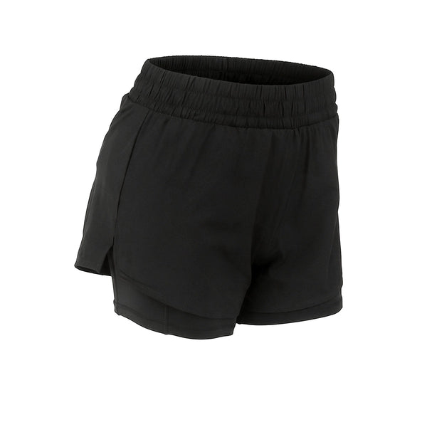 Short Con Calza Atomik De Entrenamiento Smooth Mujer Negro
